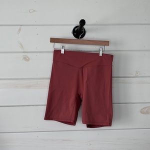 Vitality/Balance Athletica Rust Biker Shorts